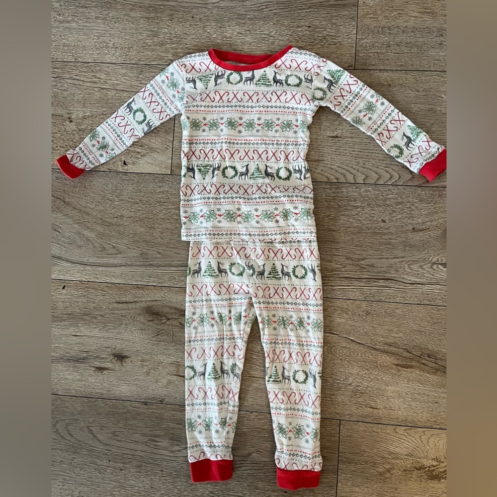 Burt’s Bees Kids two piece Christmas Pajamas